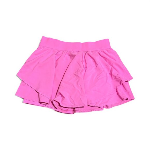 Women's Hot Pink Mini Skort - Picture 2 of 3